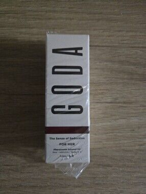 GODA Pheromone Infused Oil for Her - White & Burgundy Box Sealed Never Opened